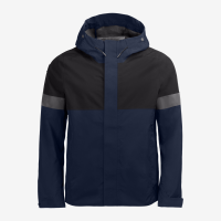 FHB LUCA Regenjacke, marine-schwarz, Gr. 2XL