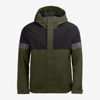 FHB LUCA Regenjacke, oliv-schwarz, Gr. S