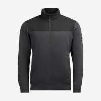 FHB ROB Zip-Sweatshirt, anthrazit-schwarz, Gr. 3XL