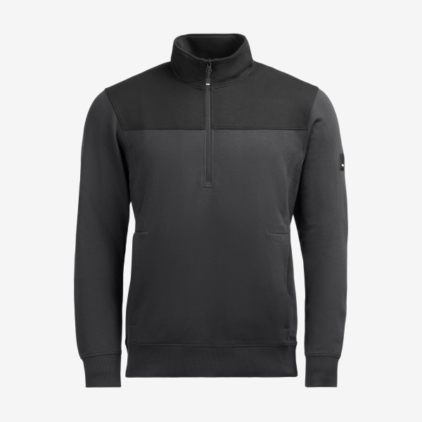 FHB ROB Zip-Sweatshirt, anthrazit-schwarz