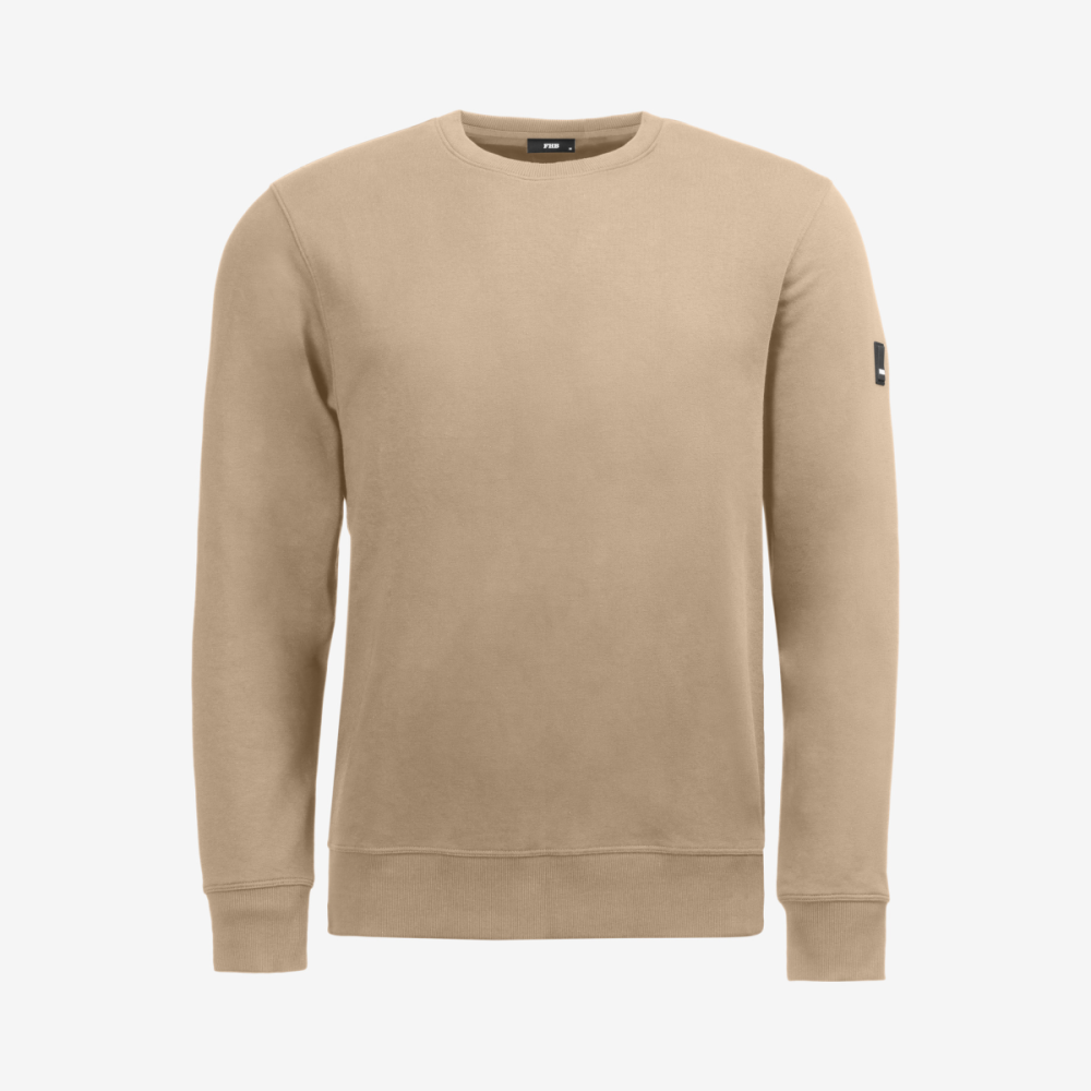 FHB PIET Sweatshirt, beige, Gr. 2XL