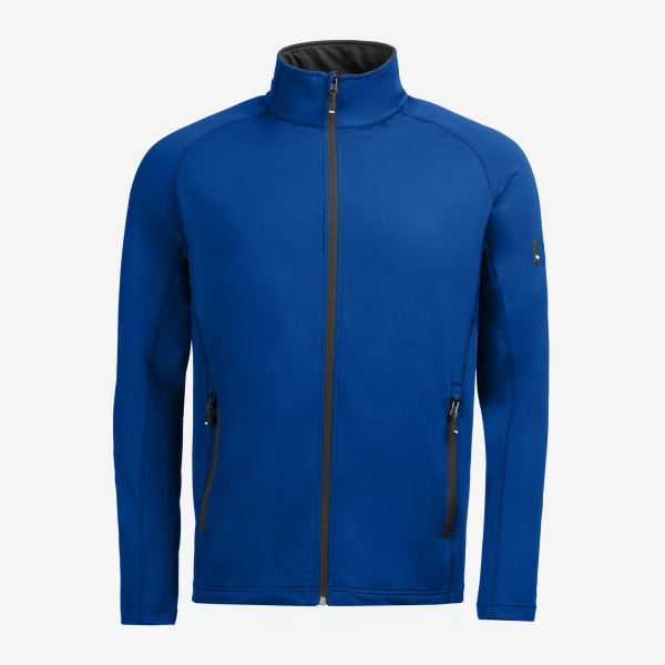 FHB KUNO Fleece-Jacke, royalblau