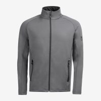 FHB KUNO Fleece-Jacke, grau, Gr. M