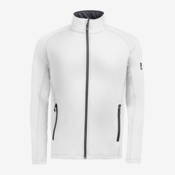 FHB KUNO Fleece-Jacke, weiss