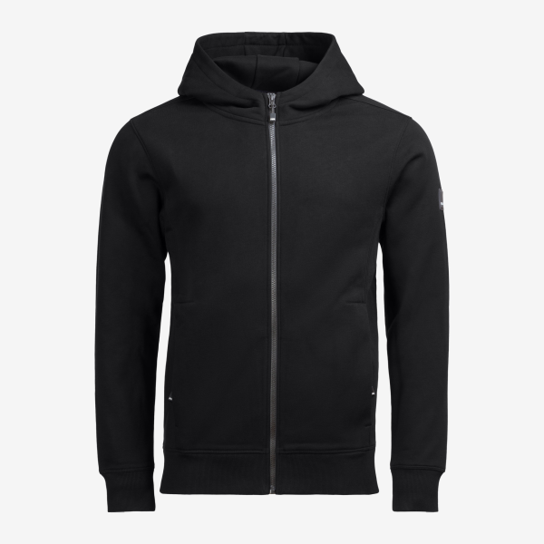 FHB QUENTIN Hoodie Jacke, schwarz