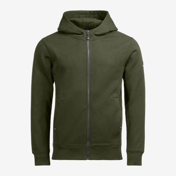 FHB QUENTIN Hoodie Jacke, oliv