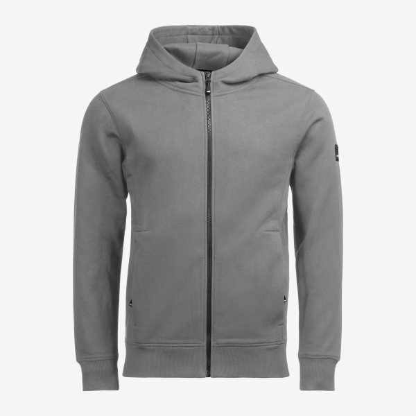 FHB QUENTIN Hoodie Jacke, grau