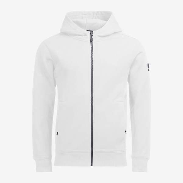 FHB QUENTIN Hoodie Jacke, weiss