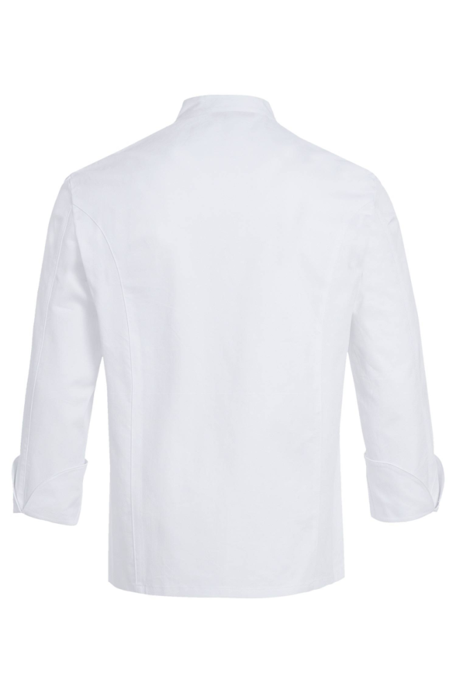 Greiff Herren-Kochjacke Langarm, Regular Fit, weiss