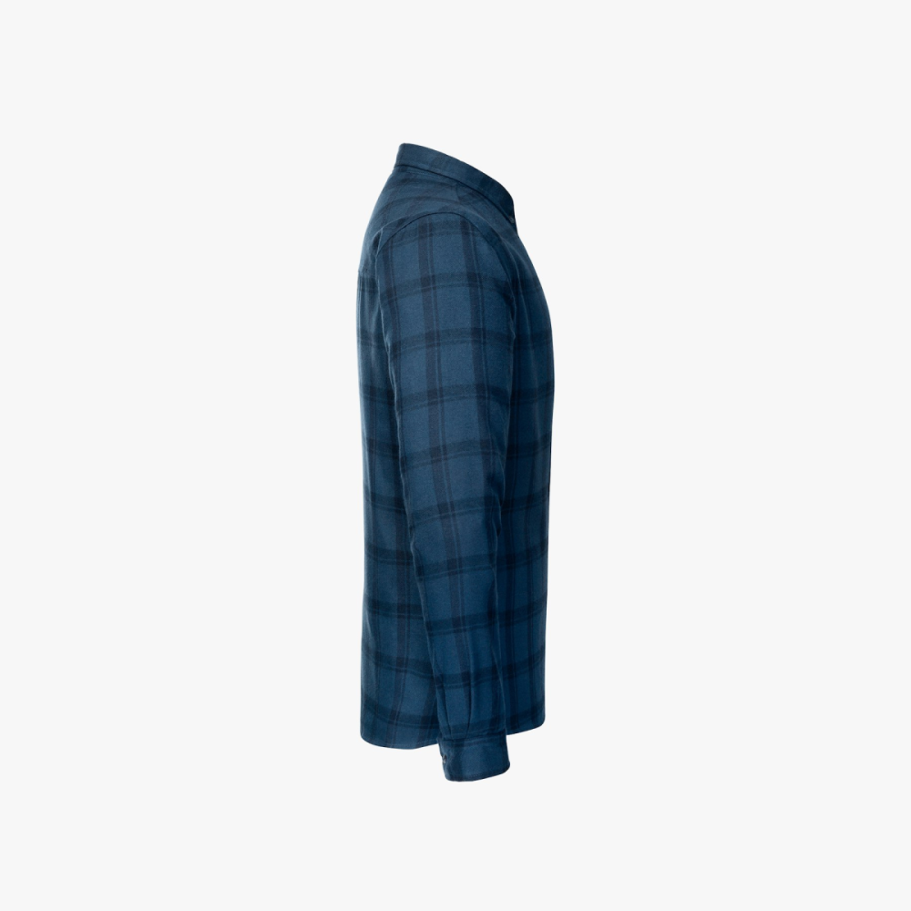 Schöffel Holzfäller Herren, Flanellhemd, blau, 6011