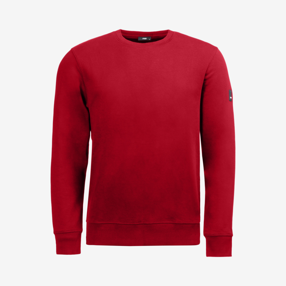 FHB PIET Sweatshirt, rot, Gr. 5XL