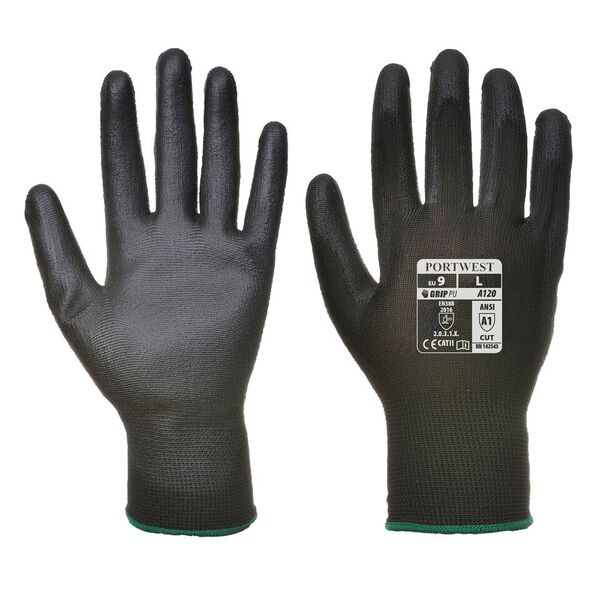 Portwest PU Palm Glove Handschuhe -schwarz