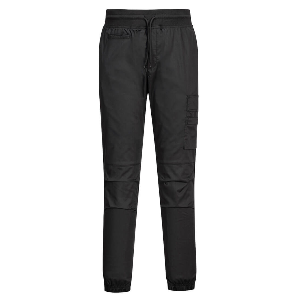 Portwest Stretch Kochhosen Jogger schwarz